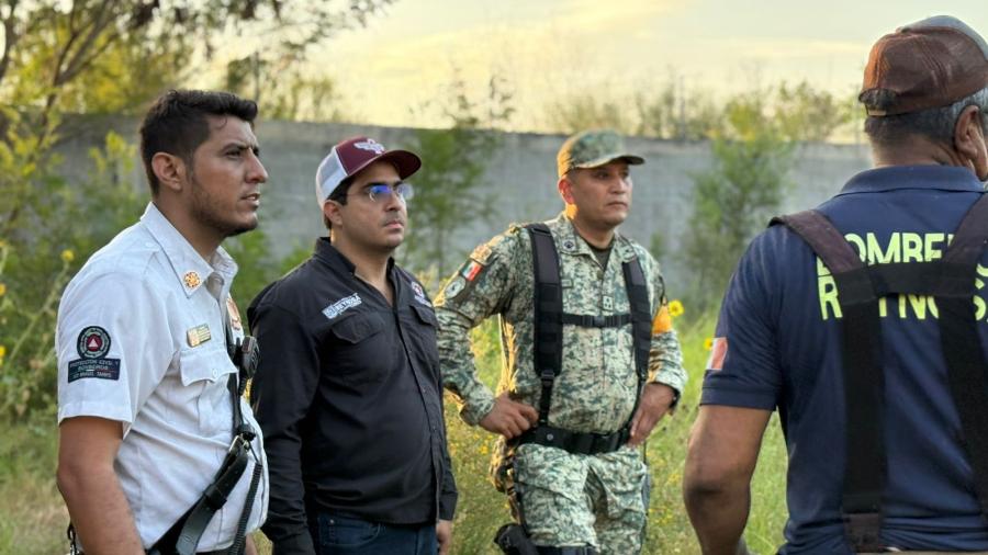 Abate Protección Civil y Bomberos incendio de alto riesgo