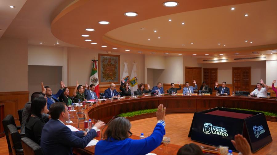 Aprueba cabildo de Nuevo Laredo paquete de obras publicas de infraestructura vial, educativa y urbana 