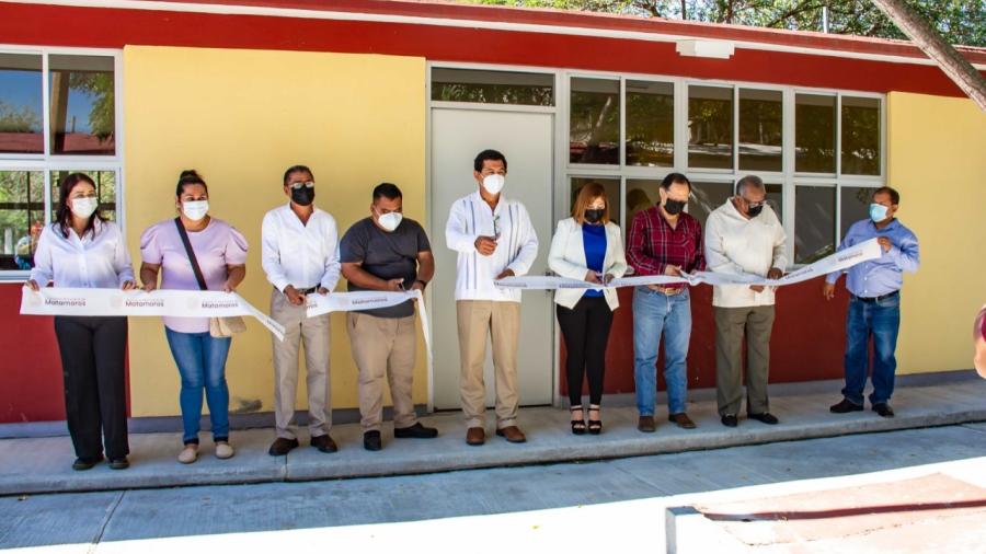 Agradecen maestros al Gobierno de Matamoros por cumplir compromisos y atender rezagos en infraestructura educativa