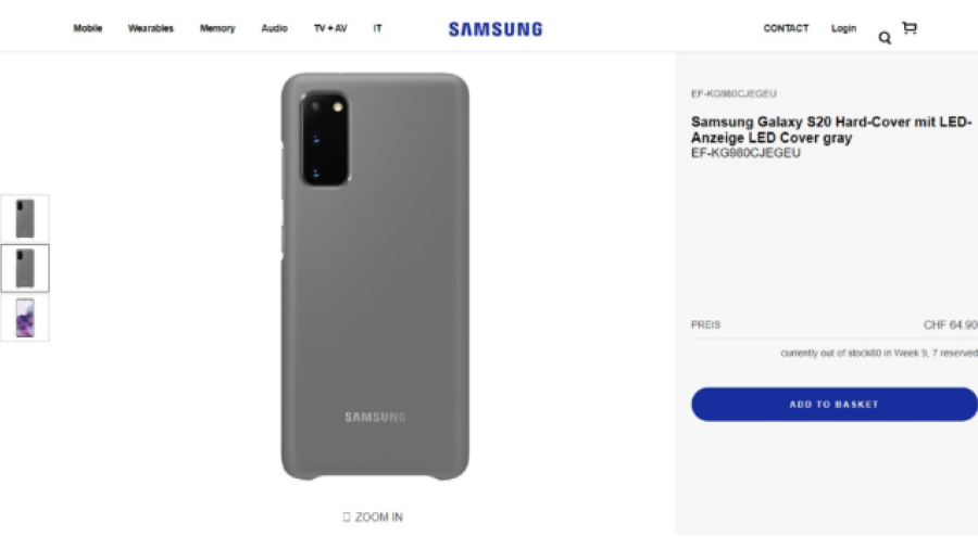 Samsung comparte publica por error el nuevo Galaxy s20