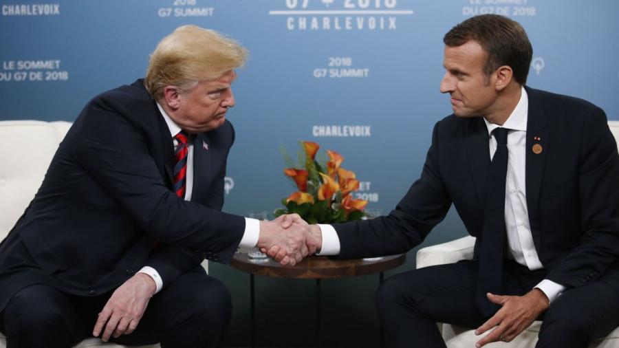 Trump sugirió a Macron que Francia abandone la UE