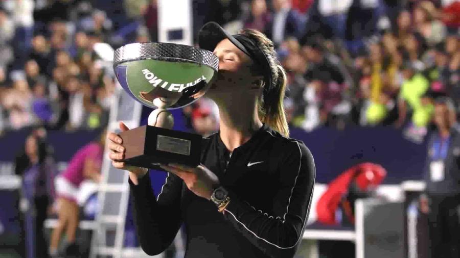 ¡Felicidades! Elina Svitolina y Adrián Mannarino se llevan el Abierto GNP Seguros