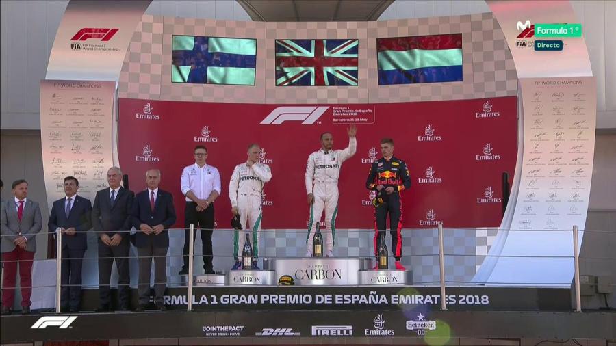 Hamilton se lleva el GP de España