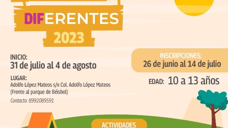 Invitan a Campamento de Verano 2023