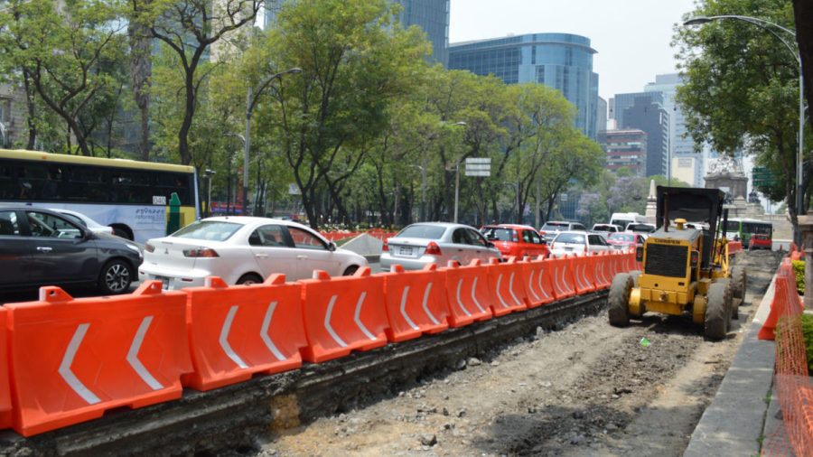 Obras en Reforma de Línea 7 del Metrobús continuarán