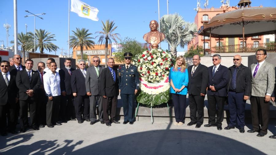 Conmemora Ayuntamiento de Reynosa 212 natalicio de Benito Juárez