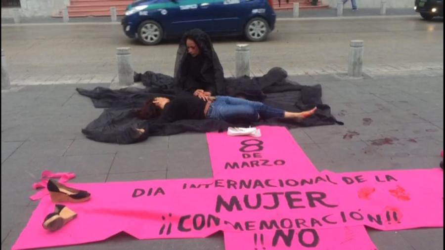 Activistas conmemoran a mujeres mártires violentadas en Tamaulipas