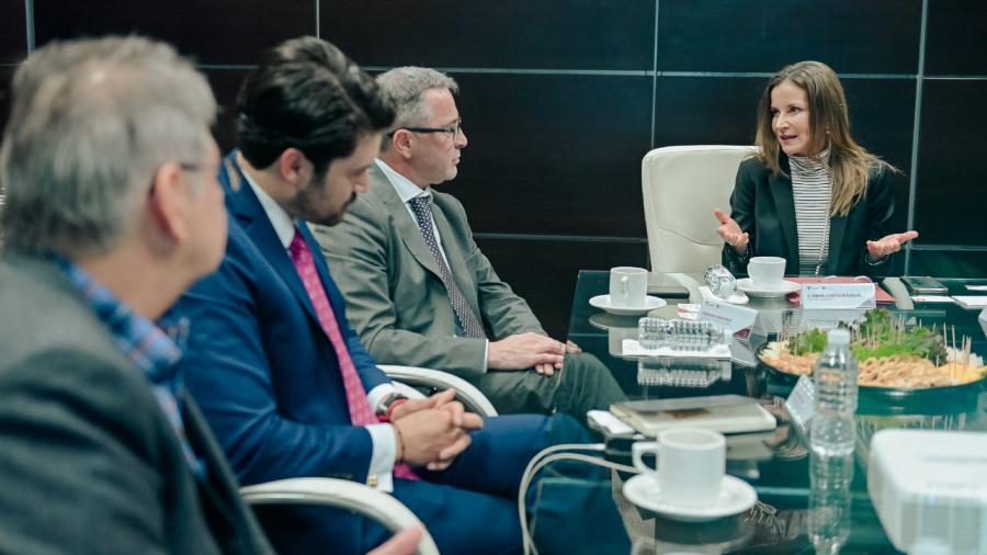 Se reúne secretaria de Economía con directivos de Woodside Energy Trión