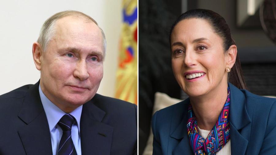 Invita Claudia Sheinbaum a Vladimir Putin a su toma de protesta; Ecuador y Perú no están en la lista