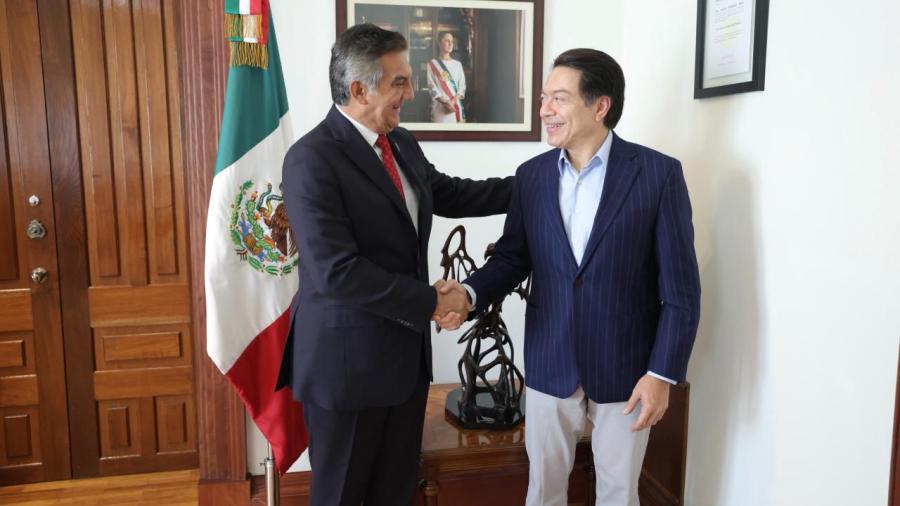 Américo Villarreal y Mario Delgado van juntos por más educación para Tamaulipas