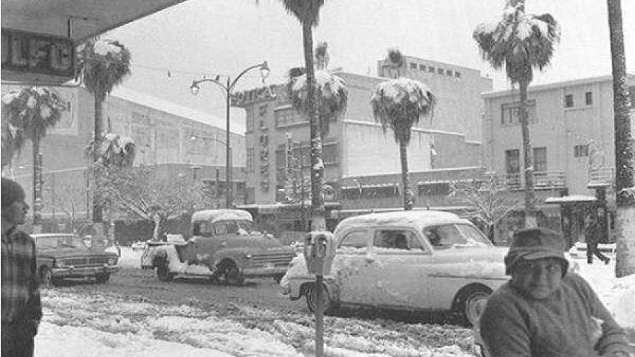 Hace 50 años la nieve vistió de blanco a la CDMX