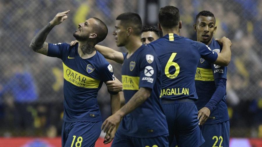 Boca Juniors por su pase a final de Copa Libertadores ante Palmeiras