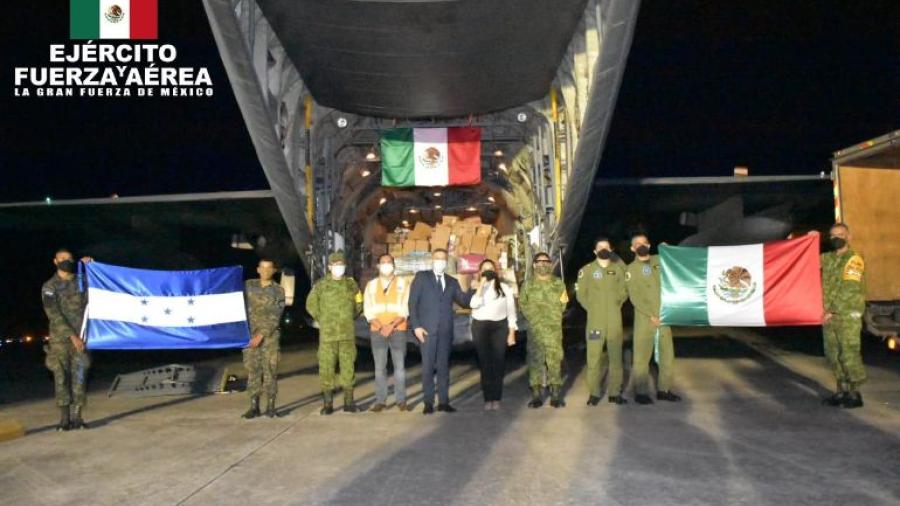 México envía 15.2 toneladas de ayuda humanitaria a Honduras