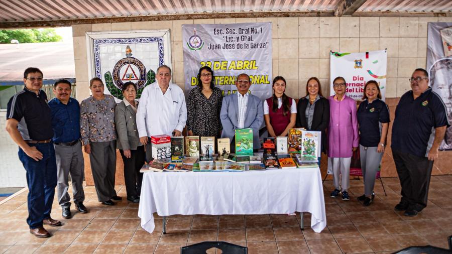 Conmemora Municipio de Matamoros “Día Internacional del Libro” en Secundaria General No. 1