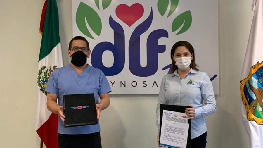 Logra DIF Reynosa convenio con Centro Óptico Profesional