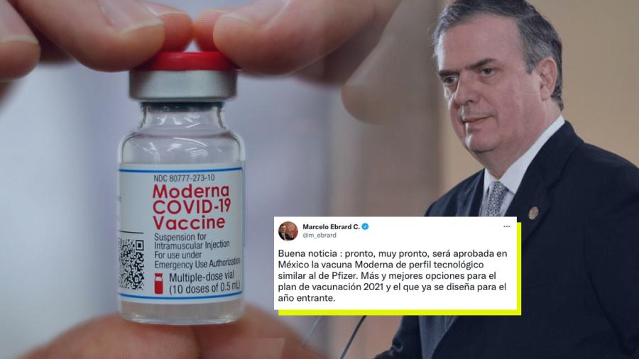  Muy pronto será aprobada en México la vacuna de Moderna: Ebrard