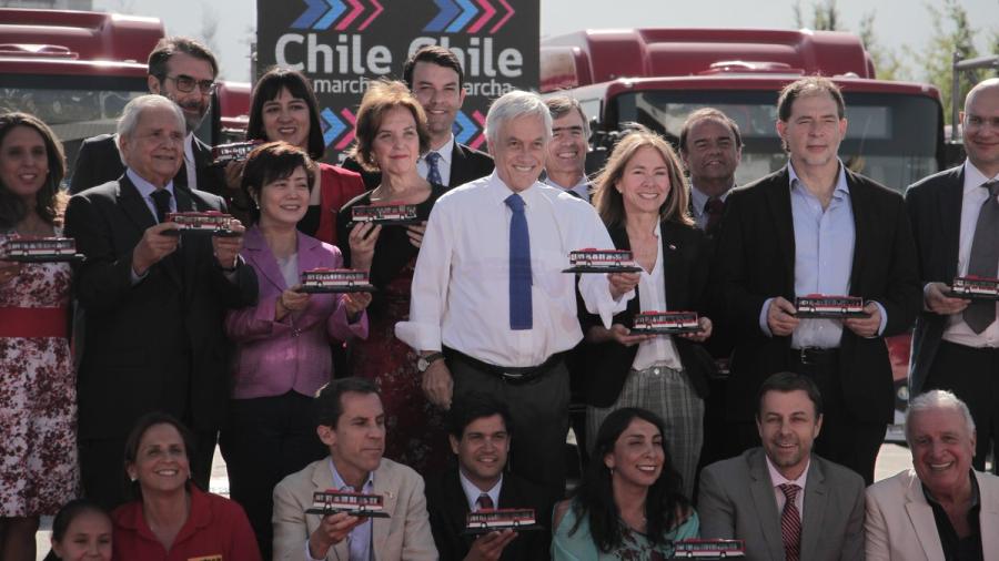 Ponen en funcionamiento 100 autobuses eléctricos en Chile
