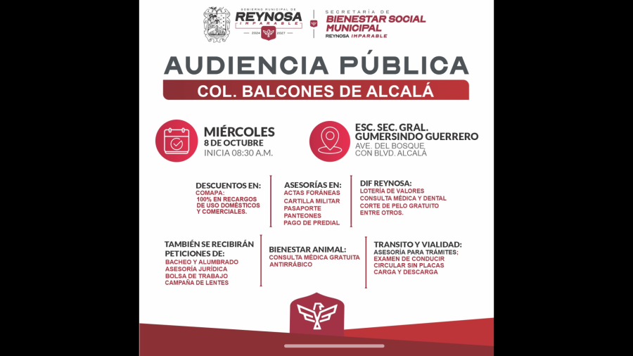 Llevará Alcalde Carlos Peña Ortiz beneficios a Balcones de Alcalá con Audiencia Pública