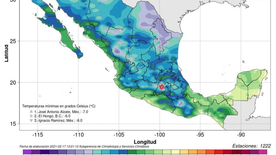 Suman 15 muertos por bajas temperaturas en México