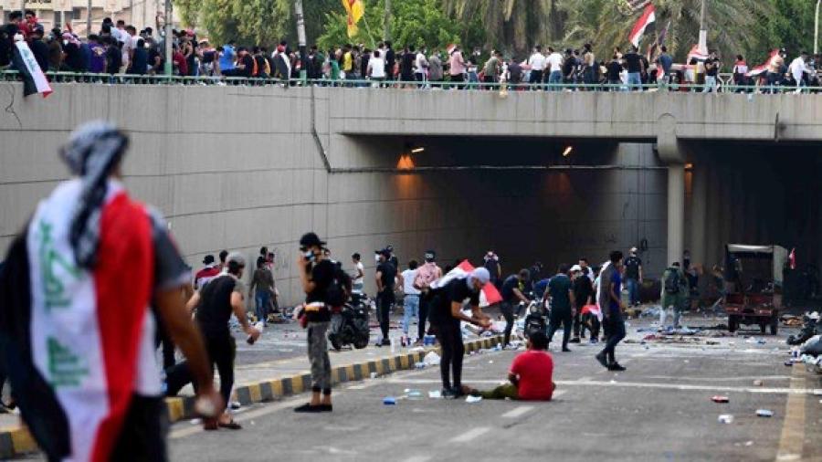 Al menos 120 heridos han dejado las protestas en Irak