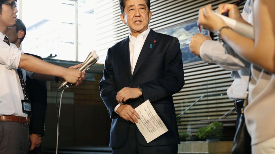 Misil norcoreano es una amenaza grave y sin precedentes: Shinzo Abe