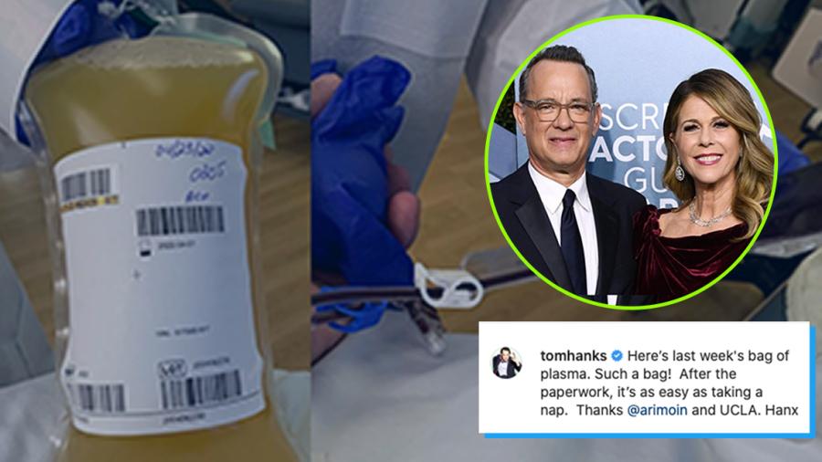 Tom Hanks dona su sangre para desarrollar la vacuna contra el COVID-19