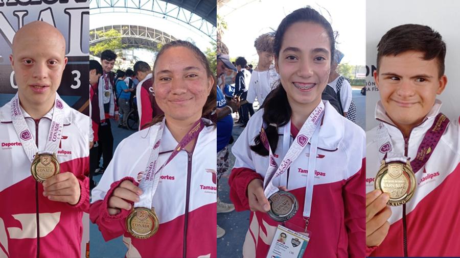 Destacan deportistas de Tamaulipas en primeros días de paratletismo