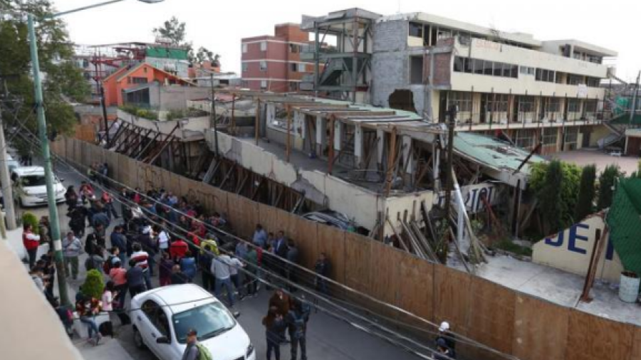 Iniciarán el lunes demolición del colegio Rébsamen