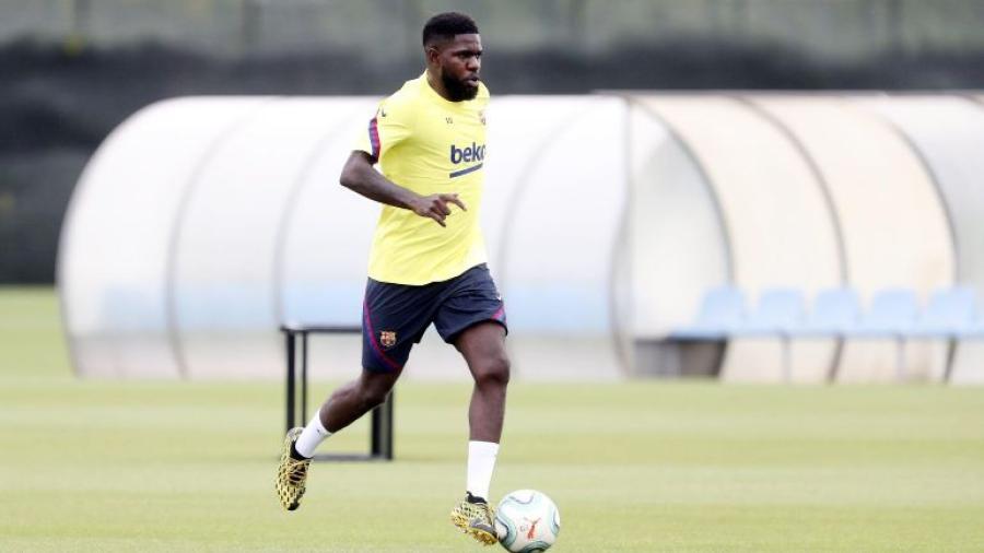 Samuel Umtiti, primer lesionado del Barcelona tras el confinamiento