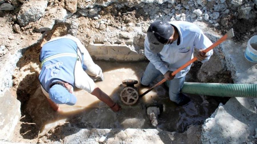Trabaja COMAPA en mantenimiento de válvulas