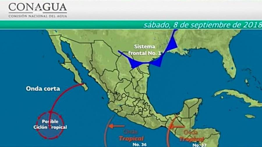 Emiten alerta precautoria por lluvias en los dos Laredos