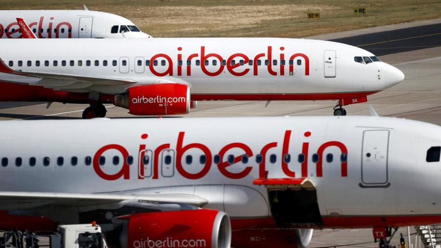 La aerolínea Air Berlin se declara insolvente 