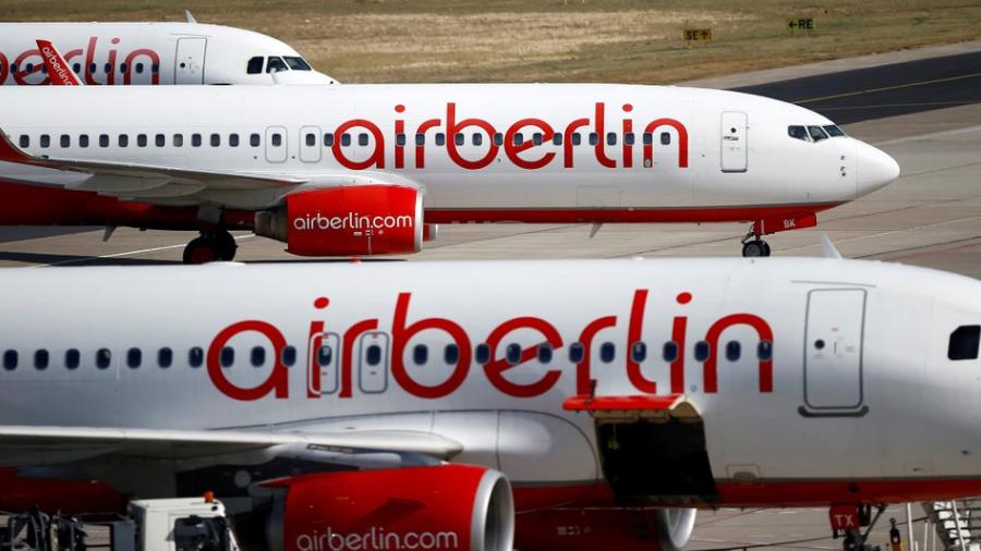 La aerolínea Air Berlin se declara insolvente