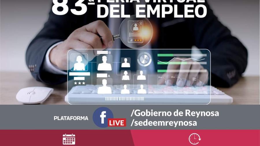 Invitan a 83a. Feria Virtual del Empleo 