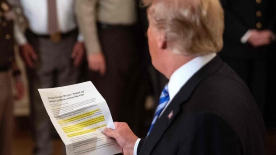 Publica TNYT carta anónima, Trump responde