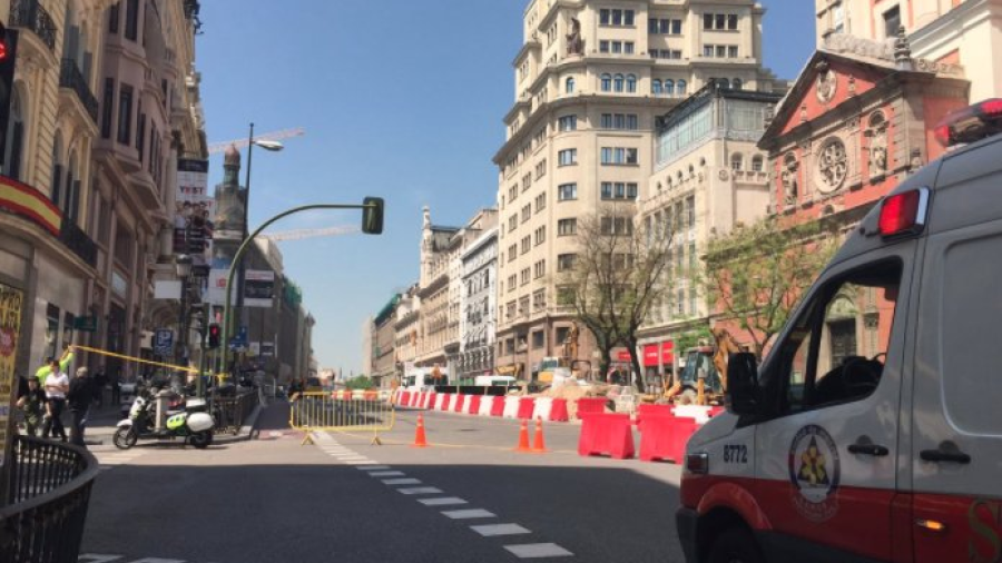 Desalojan centro de Madrid por fuga de gas