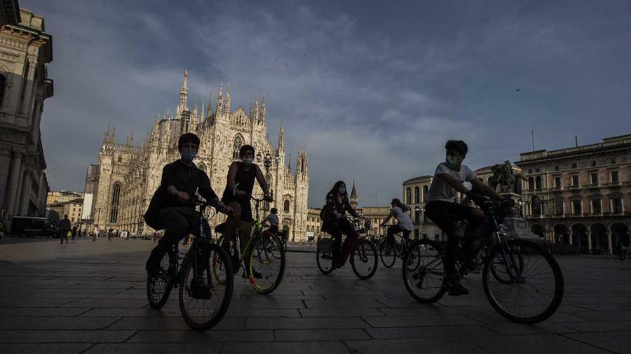 Italia muestra aumento en compra de bicicletas tras desconfinamiento