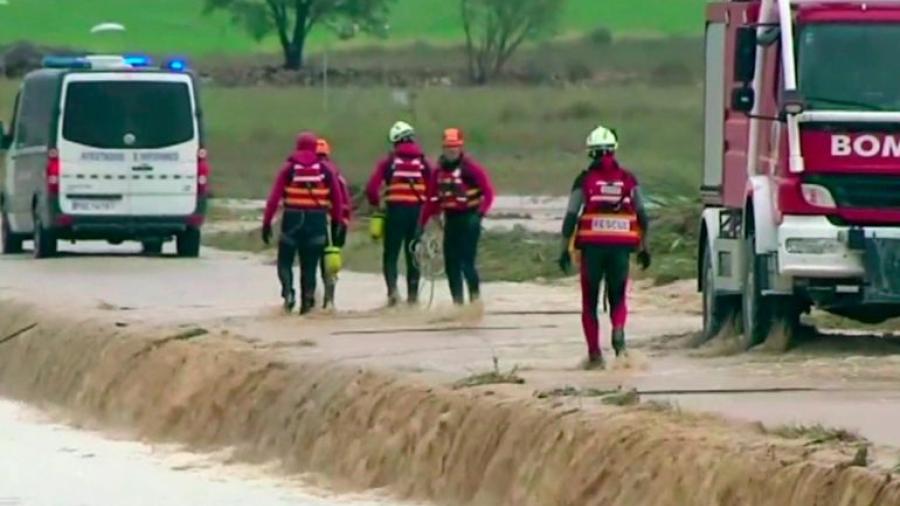 Dos muertos tras tormentas e inundaciones en España