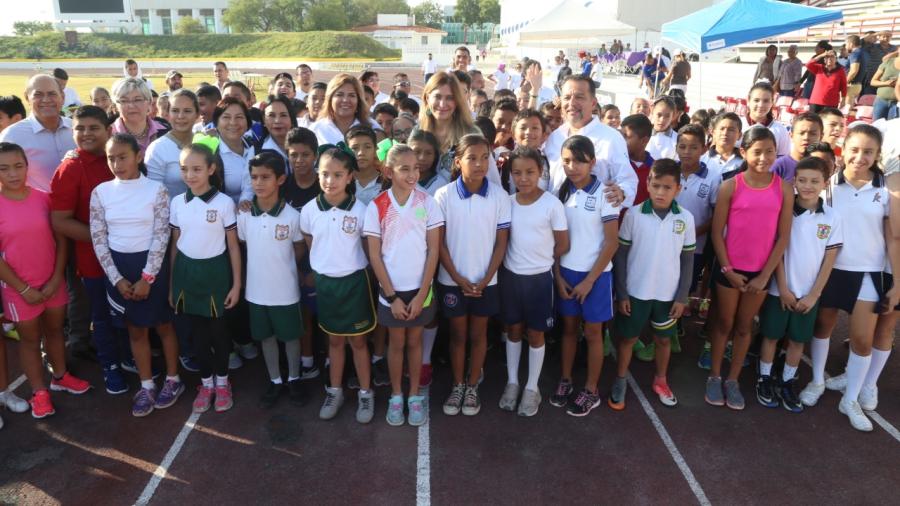 Etapa local de Juegos Deportivos Escolares es inaugurada