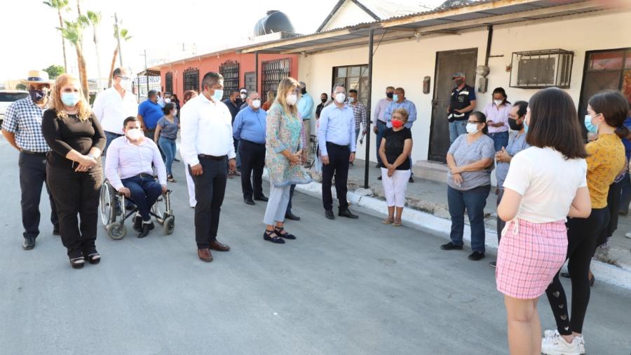 Beneficia rehabilitación de calle Zacatecas a más de 2 mil personas