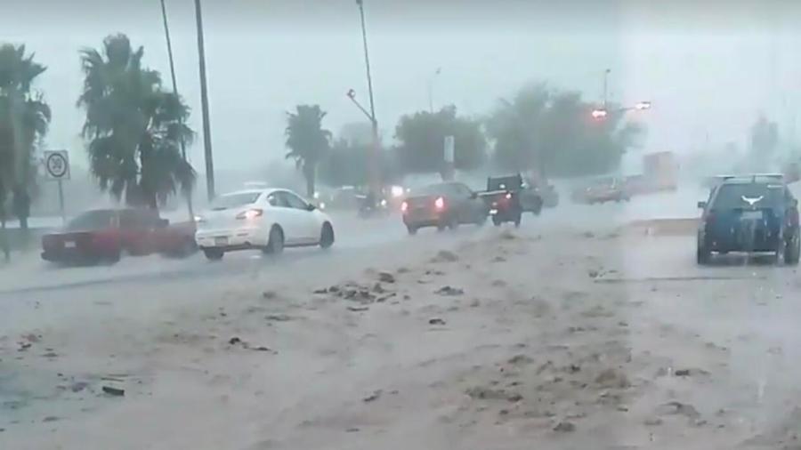 Tormenta desquicia a Victoria