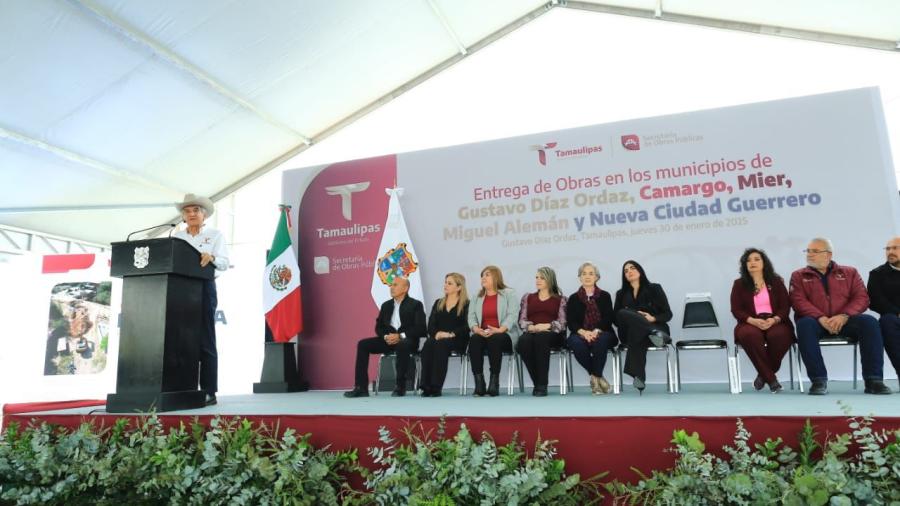 Impulsa Américo a los cinco municipios de La Ribereña con 243.6 MDP en obras