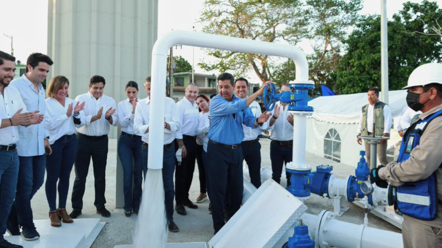 Fortalece Gobernador FGCV infraestructura hidráulica en sur de Tamaulipas