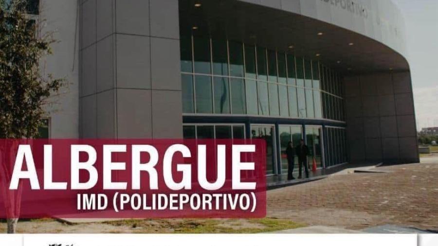 Dispone Alcalde Albergue Temporal en el Polideportivo Reynosa 