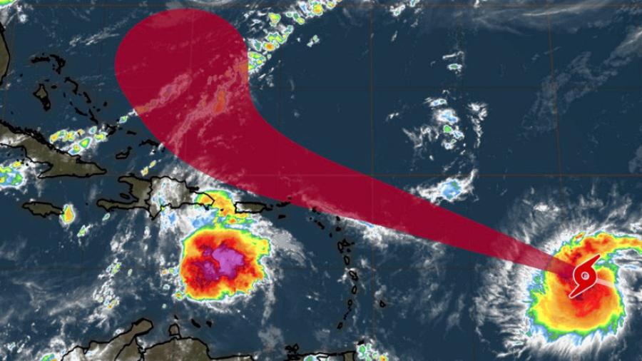 ‘Jerry’ se convierte en huracán categoría 1 rumbo a Puerto Rico