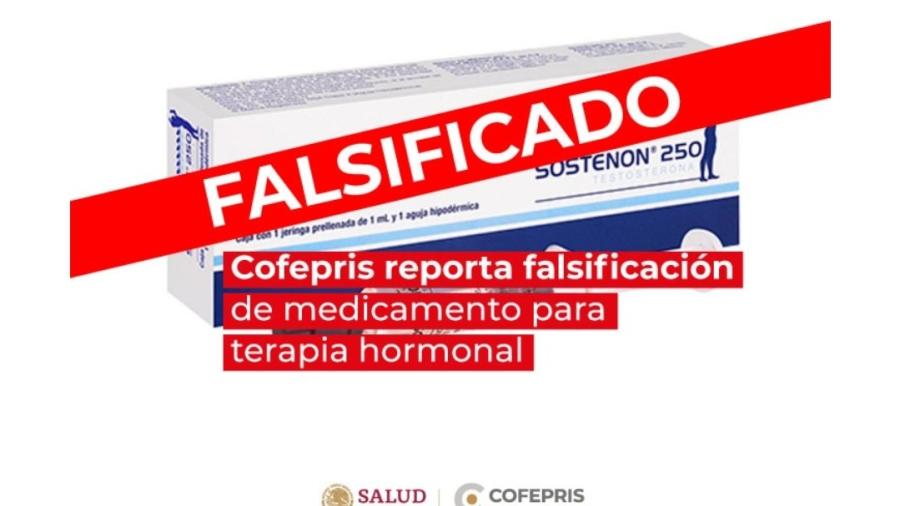 Cofepris reporta falsificación de medicamento para terapia hormonal