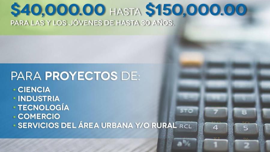 Continúa convocatoria Inversión Joven para otorgar hasta 150 mil pesos