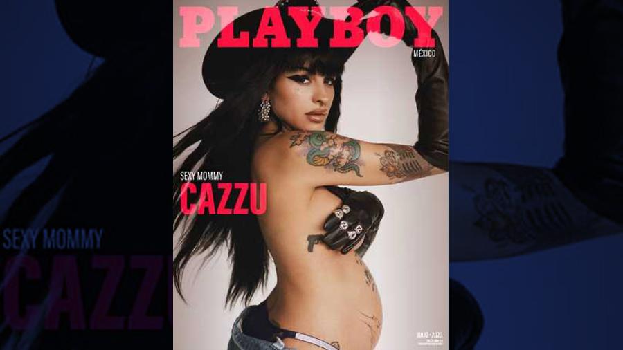 Cazzu posa para la revista PlayBoy