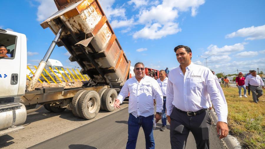 Mejora Gobierno de Carlos Peña Ortiz infraestructura vial de San Valentín 