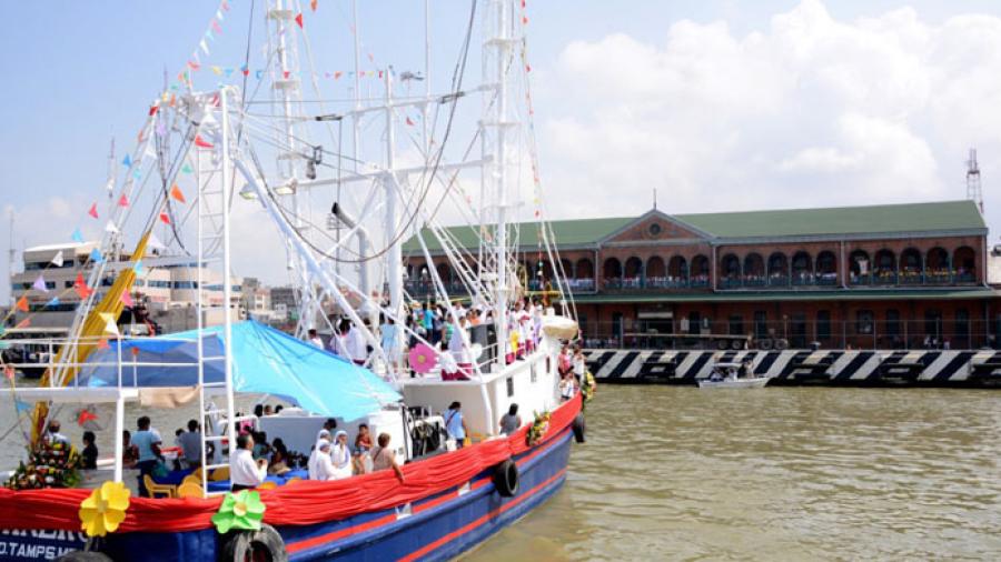 Se prepara Ayuntamiento de Tampico para las festividades de la virgen del Carmen